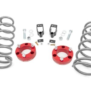 761RED - Rough Country 3 Inch Lift Kit - Fits X-REAS RR Springs - Fits Red - Fits Toyota 4Runner 4WD 2003-2009