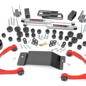 257.20RED - Rough Country 4.75 Inch Lift Kit - Fits Combo Chevrolet/GMC 1500 4WD 07-2013