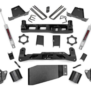 23630 - Rough Country 6 Inch Lift Kit - Fits Chevrolet Silverado & GMC Sierra 1500 4WD 2007-2013