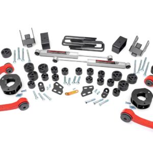 254.20RED - Rough Country 4.75 Inch Lift Kit - Fits Combo Chevrolet/GMC 1500 2WD 07-2013