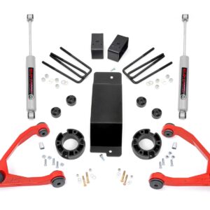 19431ARED - Rough Country 3.5 Inch Lift Kit - Fits Alum/Cast Steel Chevrolet/GMC 1500 07-2016