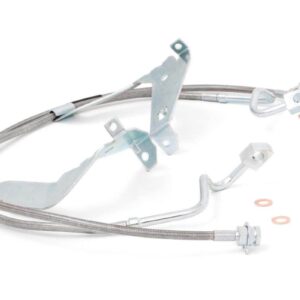 89710 - Rough Country Brake Lines - Fits Stainless FR - Fits 4-6 Inch Lift - Fits Ford F-20260/F-350 Super Duty 08-2016