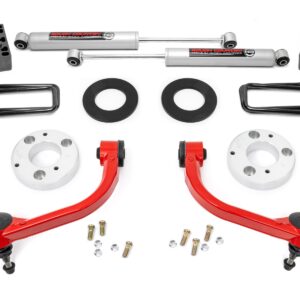 51013RED - Rough Country 3 Inch Lift Kit - Fits Ford F-150 4WD 2009-2013