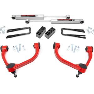 54431RED - Rough Country 3 Inch Lift Kit - Fits N3 Struts Ford F-150 4WD 2009-2013