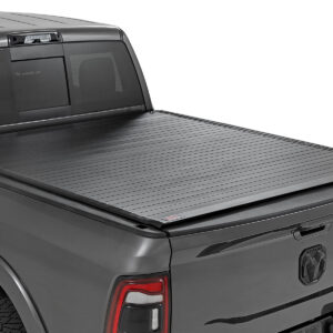 50309650 - Rough Country Hard Roll Up Bed Cover - Fits 6'4" Bed Dodge/Ram 1500 2010-2018/2500 2010-2024