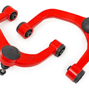 51034RED - Rough Country Red Forged Upper Control Arms - Fits OE Upgrade Ford F-150 4WD 2009-2020