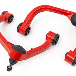 51036RED - Rough Country Red Forged Upper Control Arms - Fits 2.5-3.5 Inch Lift Ford F-150 4WD 09-20