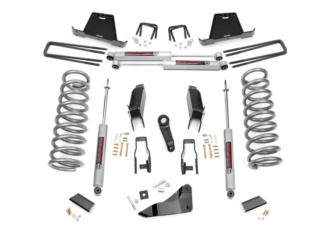 349.23 - Rough Country 5 Inch Lift Kit - Fits Dodge/Ram 2500 2011-2013/3500 Mega Cab 2011-2012 4WD