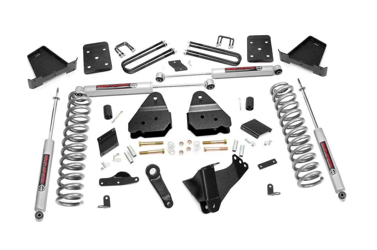 567.20 - Rough Country 4.5 Inch Lift Kit - Fits OVLD Ford F-20260 Super Duty 4WD 2015-2016