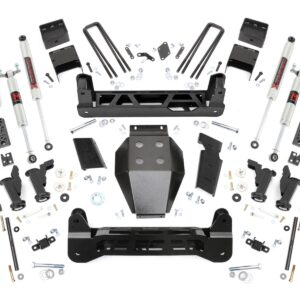10440 - Rough Country 7.5 Inch Lift Kit - Fits Torsion Drop M1 - Fits Chevrolet/GMC 2500HD/3500HD 2011-2019