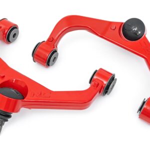 1959RED - Rough Country Red Forged Upper Control Arms - Fits 3.5 Inch Lift Chevrolet/GMC 2500HD/3500HD 2011-2019