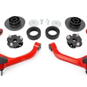 31200RED - Rough Country 3 Inch Lift Kit - Fits Dodge/Ram 1500 4WD 2012-2018 & Classic