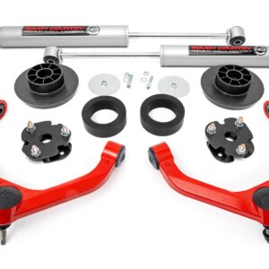31230RED - Rough Country 3 Inch Lift Kit - Fits N3 Dodge/Ram 1500 4WD 2012-2018 & Classic