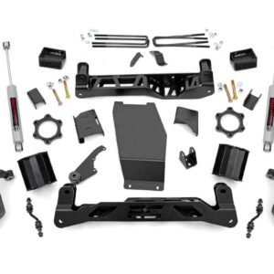 22431 - Rough Country 5 Inch Lift Kit - Fits Alum/Stamp Steel Chevrolet/GMC 1500 2014-2018 & Classic