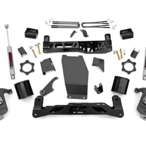 22330 - Rough Country 5 Inch Lift Kit - Fits Cast Steel Chevrolet/GMC 1500 4WD 2014-2018 & Classic