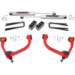 54531RED - Rough Country 3 Inch Lift Kit - Fits N3 Struts Ford F-150 4WD 2014-2020