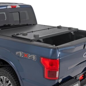 47220550B - Rough Country Hard Low Profile Bed Cover - Fits 5'7" Bed Ford F-150 2015-20/Raptor 2017-20