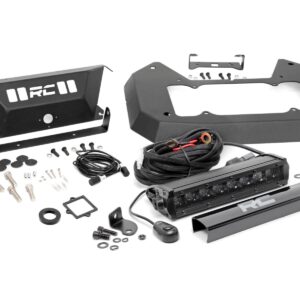 10584 - Rough Country Spare Tire Carrier Delete - Fits 8 Inch BLK Ser LED Jeep Wrangler JL 2018-2024