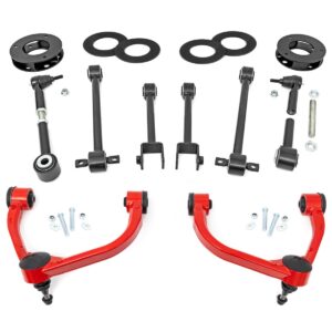 40240RED - Rough Country 3 Inch Lift Kit - Fits UCA M1 Struts - Fits Ford Expedition 4WD 2018-2024