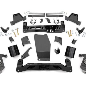 18400 - Rough Country 6 Inch Lift Kit - Fits Magneride Cast Steel - Fits GMC Sierra 1500 Denali 4WD 2014-2018