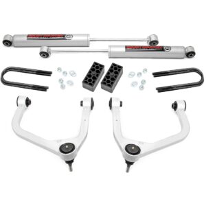 28231_A - Rough Country 3.5 Inch Lift Kit - Fits N3 Struts Rear Mono Leaf - Fits Chevrolet Silverado 1500 2025