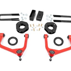 22630RED - Rough Country 3.5 Inch Lift Kit - Fits GMC Sierra 1500 2WD/4WD 2019-2026 & Classic