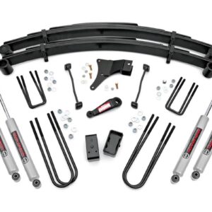 49430 - Rough Country 4 Inch Lift Kit - Fits Rear Blocks Ford F-20260/F-350 Super Duty 4WD 201999