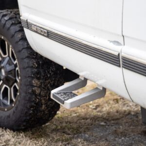 117510 - Rough Country Single Hoop Step - Fits Universal Alum - Fits Pair - Fits Multiple Makes & Models Chevrolet/Ford/GMC/Dodge/Ram