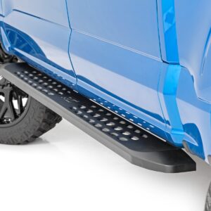 44005 - Rough Country RPT2 Running Board - Fits Crew Cab Black - Fits Ford F-150/Lightning/F-20260/F-350/Raptor 2015-2026