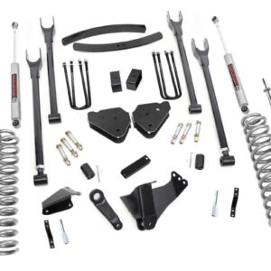 579.20 - Rough Country 6 Inch Lift Kit - Fits Diesel 4 Link - Fits No OVLDS - Fits Ford F-20260/F-350 Super Duty 05-07