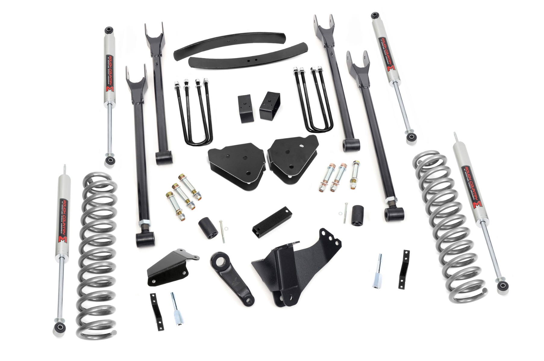 58040 - Rough Country 6 Inch Lift Kit - Fits Diesel 4 Link - Fits M1 - Fits Add-A-Leaf - Fits Ford F-20260/F-350 Super Duty 05-07