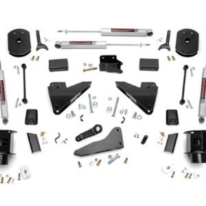 35720 - Rough Country 5 Inch Lift Kit - Fits FR Spacer Radius Arm Drop - Fits Dodge/Ram 2500 4WD 2014-2018