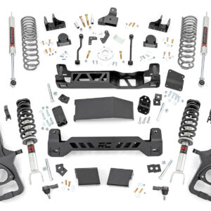 33440 - Rough Country 6 Inch Lift Kit - Fits M1/M1 Dual Rate Coils - Fits Dodge/Ram 1500 4WD 2019-2024