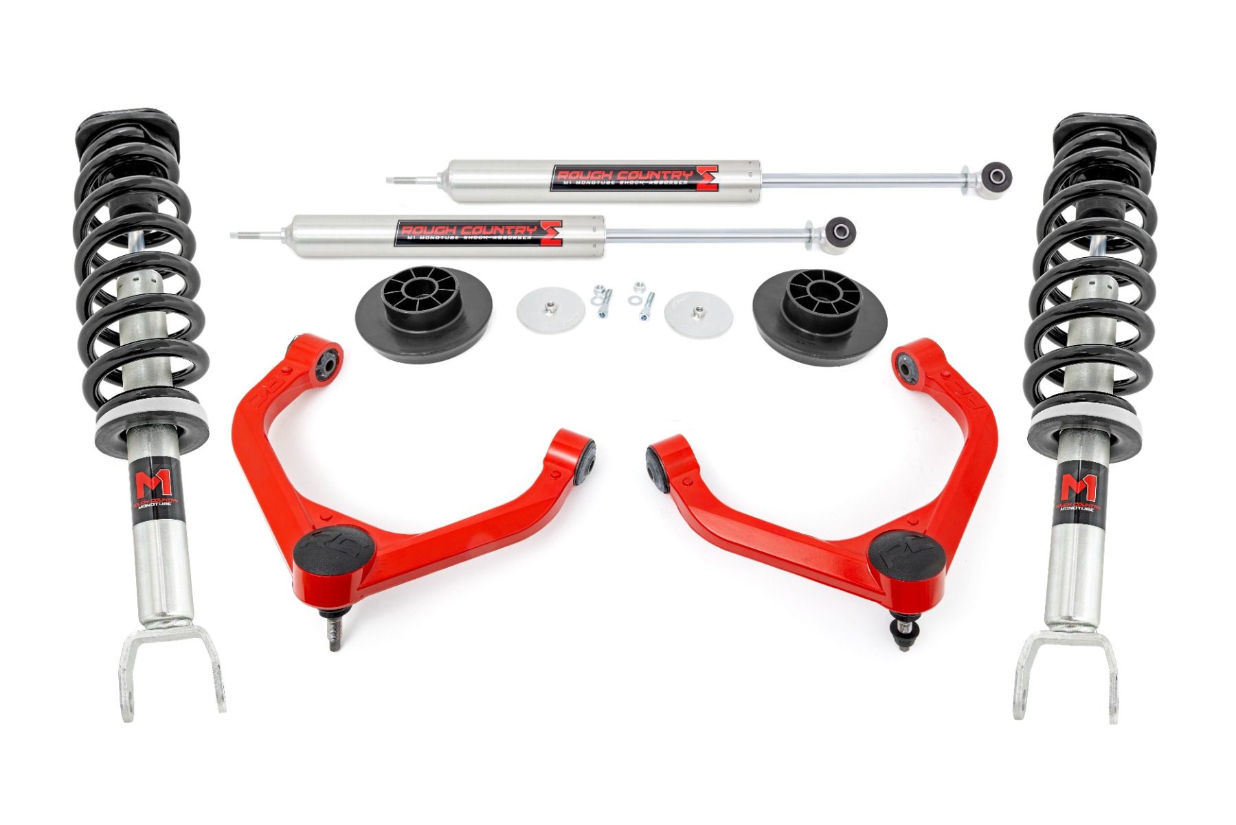 31440RED - Rough Country 3.5 Inch Lift Kit - Fits M1 Struts/M1 Dodge/Ram 1500 2WD/4WD 2019-2026