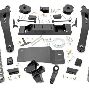 36070 - Rough Country 5 Inch Lift Kit - Fits Non-AISIN V2 - Fits Dodge/Ram 2500 4WD 2019-2024