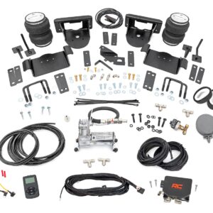 10009WC - Rough Country Air Spring Kit w/compressor - Fits Wireless Controller 0-6" Lifts - Fits Ford F-150 2021-2026