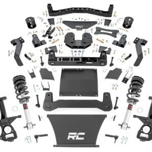 10940 - Rough Country 6 Inch Lift Kit - Fits M1 Struts Chevrolet/GMC SUV 1500 4WD 2021-2024