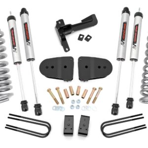 43670 - Rough Country 3 Inch Lift Kit - Fits V2 Front Diesel Coils - Fits Ford F-20260 Super Duty 4WD 2023-2024
