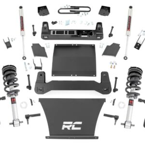 21640_A - Rough Country 6 Inch Lift Kit - Fits Mono Leaf Rear M1 Struts/M1 - Fits Chevrolet Silverado 1500 2025