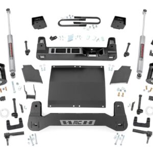 21630D - Rough Country 6 Inch Lift Kit - Fits Mono Leaf Rear Diesel - Fits Chevrolet Silverado 1500 4WD 2022-2024