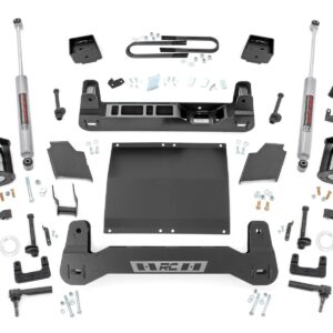 21630D_A - Rough Country 6 Inch Lift Kit - Fits Mono Leaf Rear Diesel - Fits Chevrolet Silverado 1500 4WD 2025