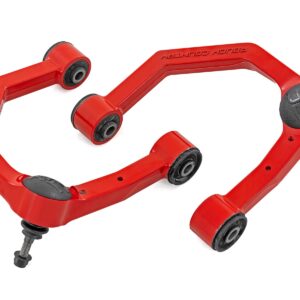 75601ARED - Rough Country Forged Upper Control Arms - Fits 3.5" Of Lift Red - Fits Toyota Tacoma 4WD 2024-2026