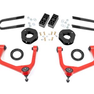 110430RED - Rough Country 3.5 Inch Lift Kit - Fits Chevrolet Silverado 1500 2WD/4WD 2025