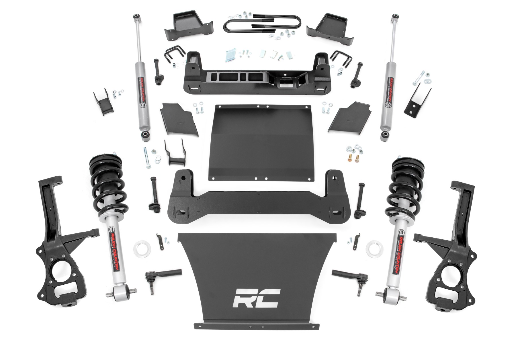 110032 - Rough Country 6 Inch Lift Kit - Fits N3 Struts Chevrolet Silverado 1500 4WD 2025