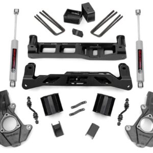 24831 - Rough Country 5 Inch Lift Kit - Fits Alum/Stamp Steel Chevrolet/GMC 1500 2014-2018 & Classic