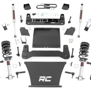 21640 - Rough Country 6 Inch Lift Kit - Fits Mono Leaf Rear M1 Struts/M1 - Fits Chevrolet Silverado 1500 2022-2024