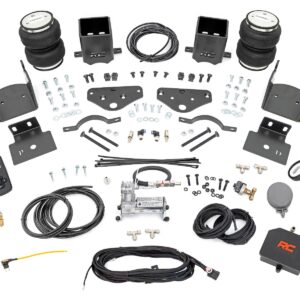 10021WC - Rough Country Air Spring Kit w/compressor - Fits Wireless Controller Ford F-20260/F-350 Super Duty 2017-2022