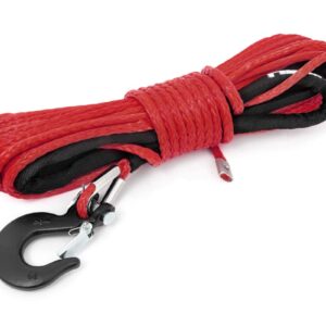 RS161 - Rough Country Synthetic Rope - Fits 1/4 Inch 50 Ft  - Fits Red