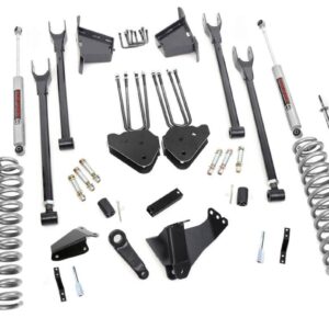 591.20 - Rough Country 8 Inch Lift Kit - Fits 4 Link RR Blocks - Fits Ford F-20260/F-350 Super Duty 4WD 05-07