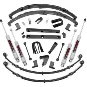 620MN2 - Rough Country 4 Inch Lift Kit - Fits Manual Steer Jeep Wrangler YJ 4WD 201987-201995